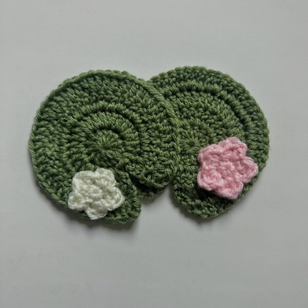 Lily Pad Coaster - Crochet Pattern